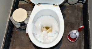 Cara mengatasi wc mampet karena pembalut dan tis