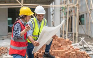 Bahan baku material untuk pembangunan rumah modern